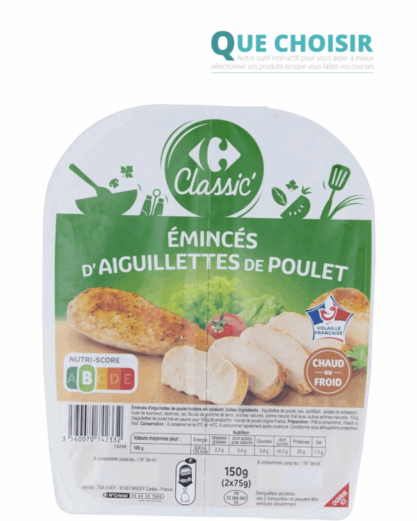 EMINCE DE POULET CARREFOUR